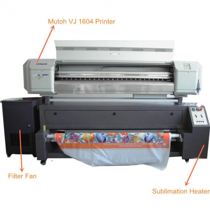 Mutoh rola diretamente para rolar a impressora de matéria têxtil da sublimação com a cabeça de impressão DX5 1