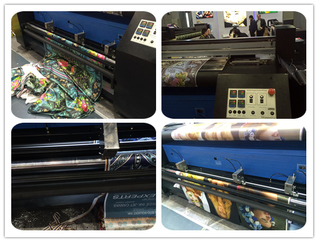 A matéria têxtil da sublimação/a máquina de impressão diretas bandeira da tela com Epson DX5 dirige 0