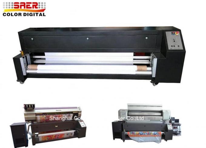 impressora da tinta de Sulimation da tintura do grande formato de máquina de impressão de Digitas de matéria têxtil 1800DPI 3