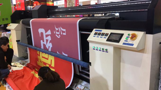 Elevada precisão da máquina de impressão do poliéster da bandeira do CSR 2200 com 2 cabeças de Kyocera 0