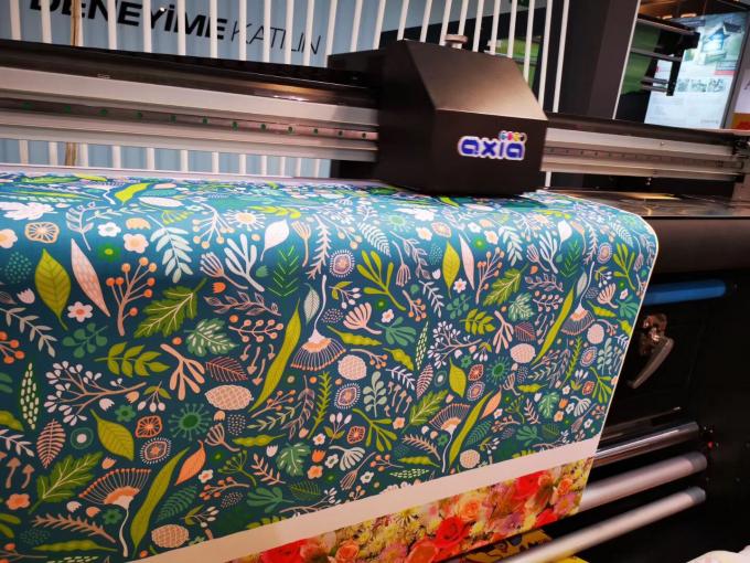 Impressora a jato de tinta automática da máquina de impressão da sublimação para a tela bandeira de 2 medidores 5