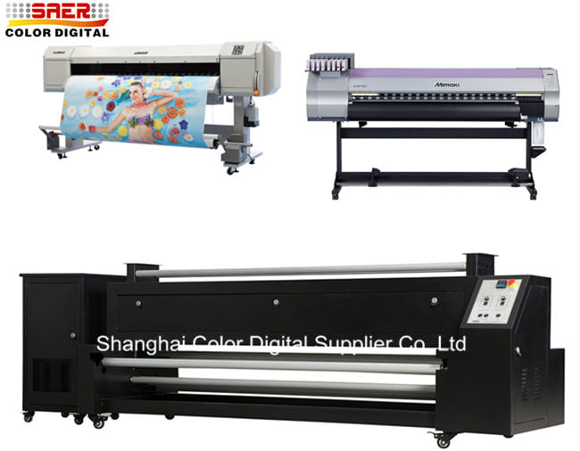 Impressora do poliéster de Digitas da cabeça de cópia de Flex Banner Sublimation Printing Machine 4