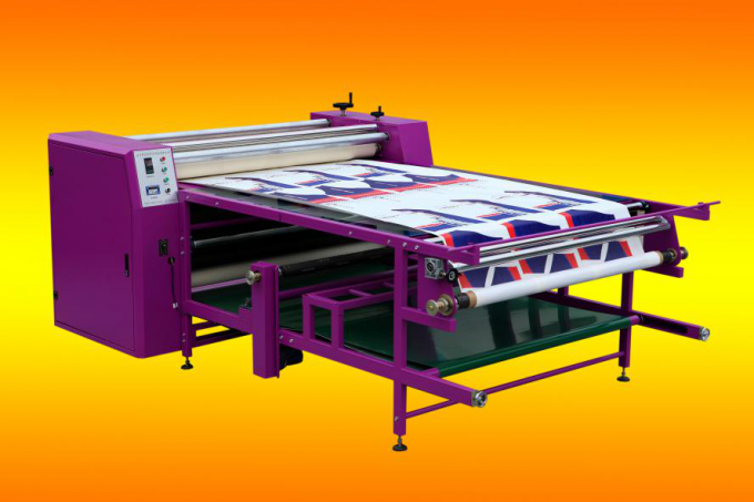 Máquina da transferência térmica da sublimação do rolo da máquina do calendário de matéria têxtil da tela 0