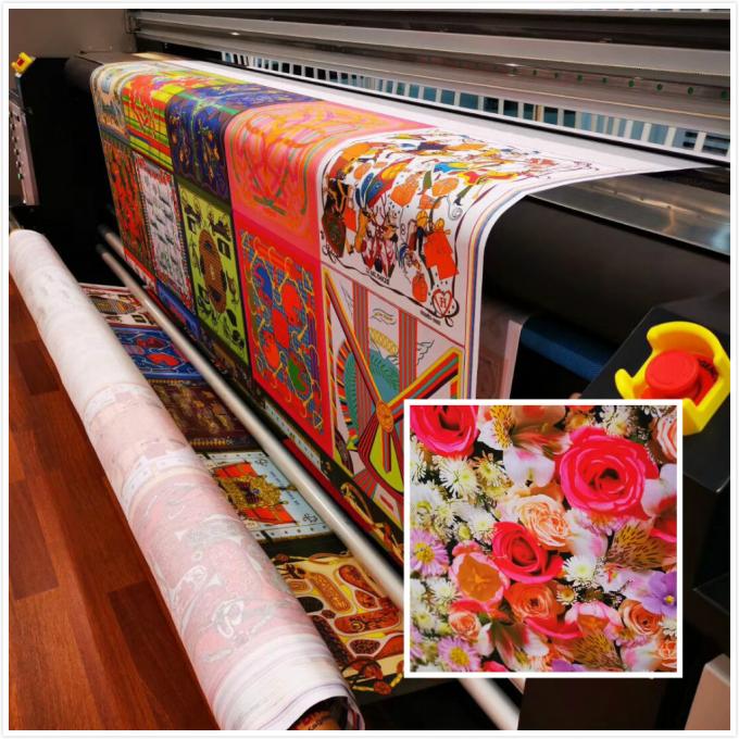 Máquina de impressão 1800dpi de matéria têxtil de Digitas da bandeira da sublimação 0