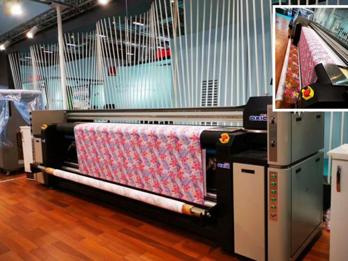 Sistema de impressão da tela da bandeira da gota do rasgo/cabeça de cópia de With High DPI impressora de matéria têxtil 1