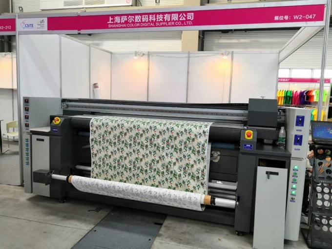 Máquina de impressão 1800dpi de matéria têxtil de Digitas da bandeira da sublimação 1