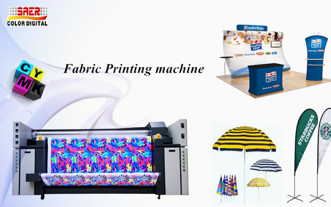 Máquina da impressora a jato de tinta do plotador do grande formato da sublimação de Digitas da bandeira 3