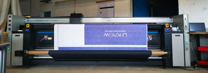 Máquina de impressão 1800DPI da sublimação da tinta do pigmento do grande formato com cabeça de 1.5mm 4