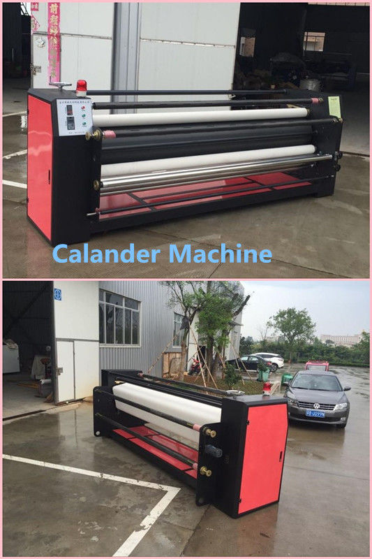 Largura Calander giratório do estilo 1m do rolo da máquina da transferência térmica da impressão da sublimação 2