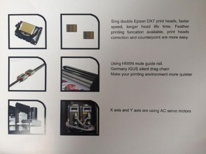 Máquinas de impressão de matéria têxtil de Digitas da cabeça de cópia de Epson Dx7/máquinas de impressão tela de Digitas 2