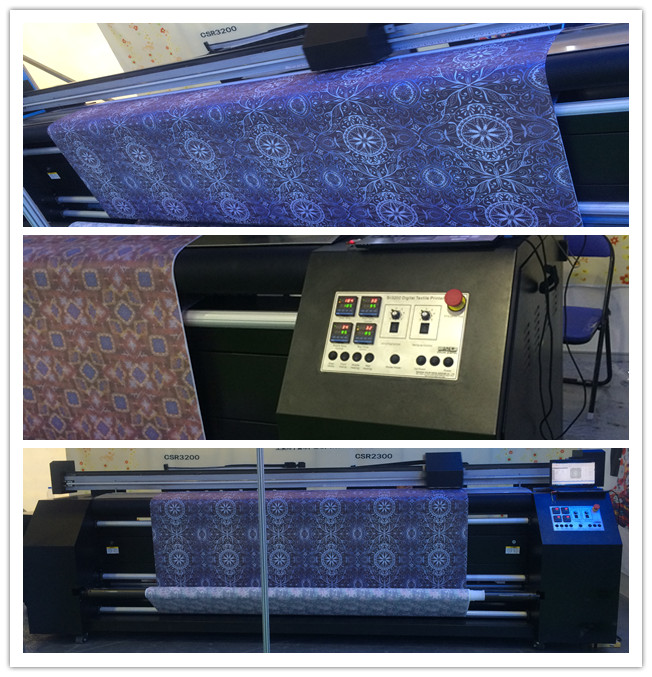 De Dpi do ônix de matéria têxtil da sublimação máquina 1440 de impressão com dois cabeça Piezo de Epson DX7 3