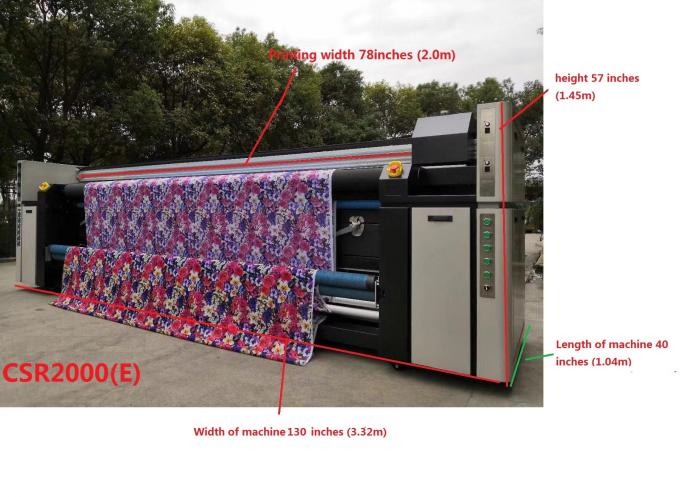 Máquina de impressão da tela de Digitas da tampa de tabela com três Epson 4720 cabeças de cópia 0