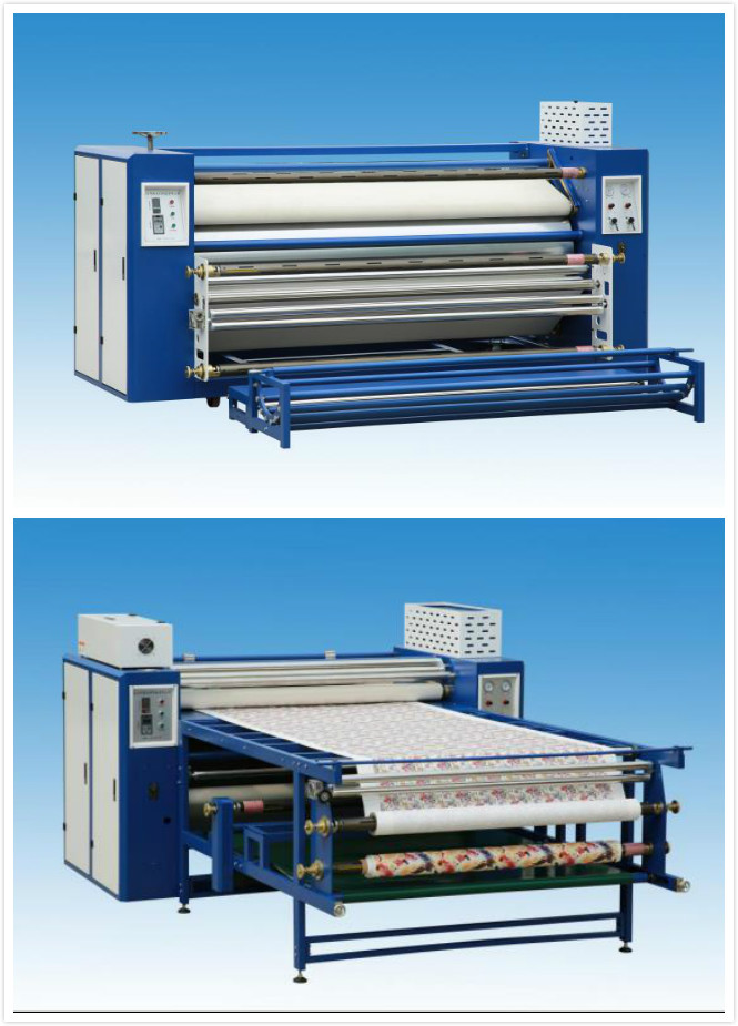 Máquina de impressão térmica da imprensa de transferência da máquina giratória do calendário de matéria têxtil da tela 0