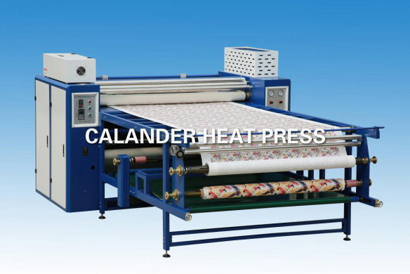 máquina giratória do calendário de matéria têxtil da imprensa do calor de 1600mm 4