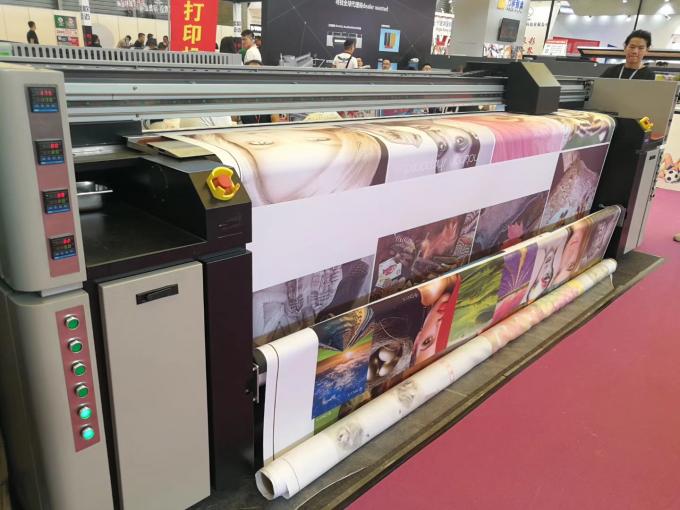 Máquina da impressora a jato de tinta do plotador do grande formato da sublimação de Digitas da bandeira 0