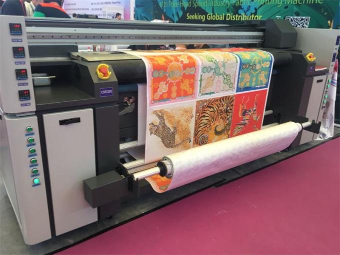 Impressora da máquina de impressão do poliéster de matéria têxtil da tela da cor de Digitas/tinta da sublimação 1