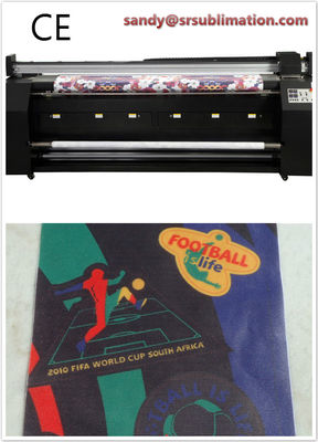 Máquina de impressão de matéria têxtil de Digitas da sublimação do grande formato para a bandeira à terra dura da lágrima