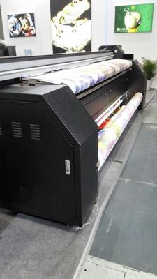 máquina do plotador da tela da largura de 3.2m para o poliéster do algodão de seda da sublimação da tintura