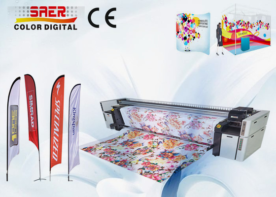 Impressora de sublimação digital de 2100 mm para tecido de bandeira de algodão