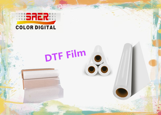 Filme transparente de descascamento quente de transferência de DTF para imprimir 100m