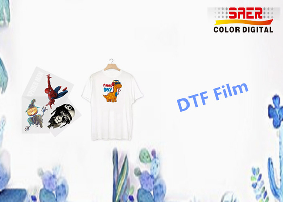 Direto transparente para filmar o rolo de filme imprimível 0,6 x 100m de DTF para matérias têxteis