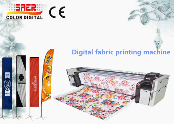 Máquina de impressão de sublimação de tecidos multicolor duplo CMYK / impressora de tecidos de tenda