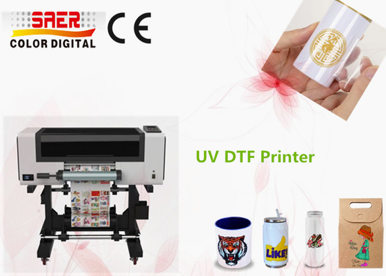 Impressora DTF UV de venda a quente para rolo de rolo de etiqueta / adesivo de cristal