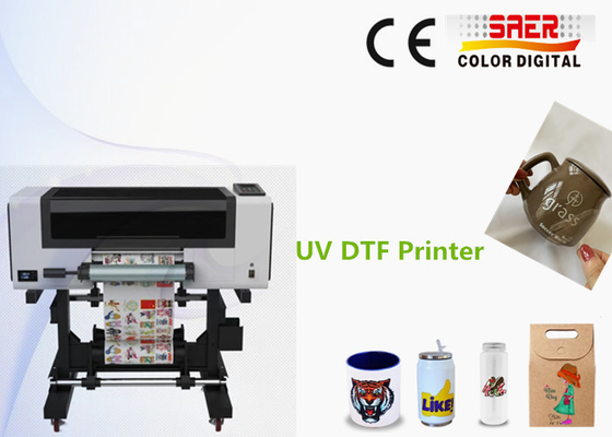 Impressora DTF de alta resolução de adesivos personalizados com tinta UV