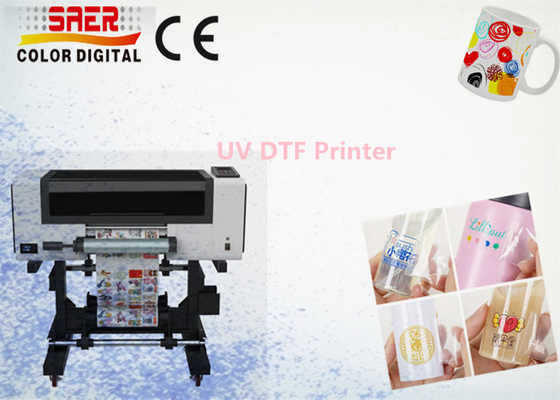 Impressora DTF UV OEM com adesivo laminador de etiquetas Máquina de impressão de copos para pequenas empresas domésticas
