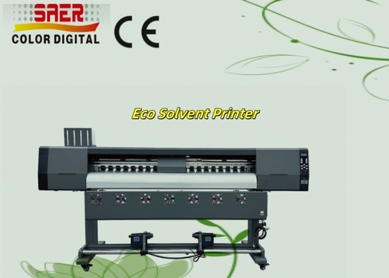 Máquina de impressão digital de impressora de solventes ecológicos para material publicitário de banners flexíveis de vinil