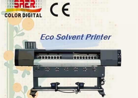 Impressora de solventes ecológicos para adesivos de lona de PVC Impressão de vinil Impressão de tinta