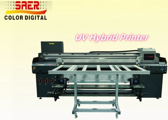 SAER Super Descontos de Grande Formato Roll to Roll & Flatbed UV Impressora Híbrida