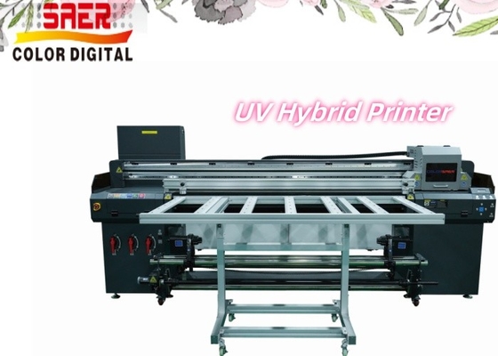 Máquina de impressão de bandeiras de alta velocidade UV Roll To Roll And Flatbed Inkjet Printer