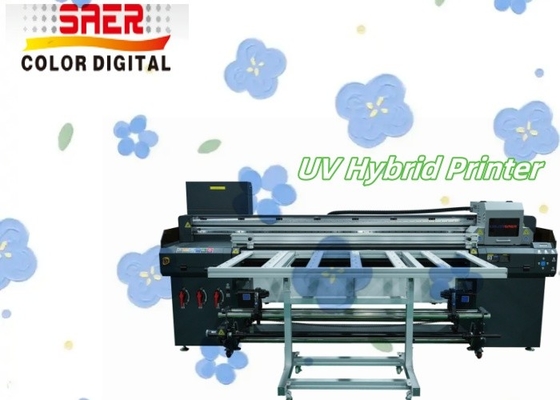 Impressora UV 2 em 1 de papelão para papelão e de cama plana