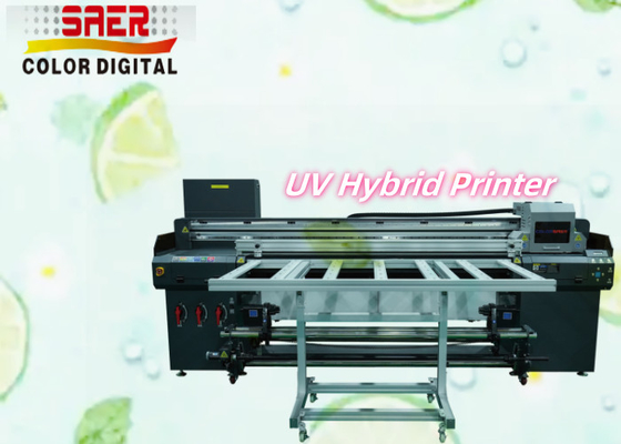 Impressora de jato de tinta híbrida UV digital automática