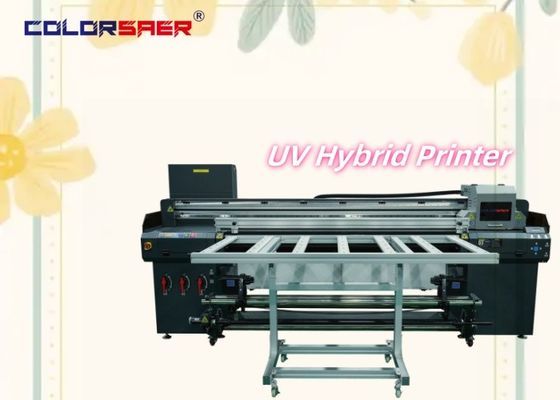 Shanghai Factory Direct Sale 2400 dpi UV Plotter Flatbed and Roll to roll Impressora híbrida UV
