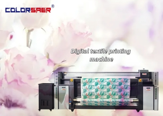 Equipamento de impressão textil digital SAER plotter de tecido com aquecedor e filtro