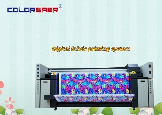 SAER Alta Qualidade Multifuncional 4 cores ou 8 cores Plotter têxtil com aquecedor sistema completo com tinta de pigmento ou tinta de sublimação