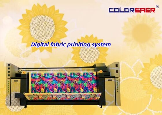 Preço Competitivo 2m ou 3.2m pode personalizar Impressora Têxtil Roll to Roll de Formato Amplo 4 ou 8 Cabeças