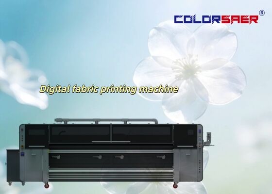 Máquina de impressão de tecidos de jato de tinta digital de 3200 mm eficiente e estável