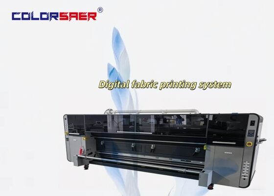 Novo modelo Impressora de Tinta Textil Inkjet com aquecedor de infravermelho distante Máquina tudo em um Sistema de Impressão de Tecido com tinta de pigmento e sublimação