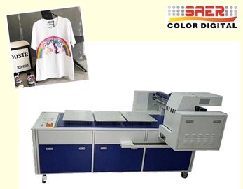 Máquina de impressão da camisa de T/impressora de alta velocidade leito de Digitas com 8 cabeças do Ricoh