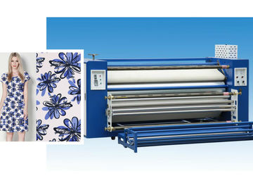 Transferência giratória de 1600mm que imprime a máquina do calendário de matéria têxtil