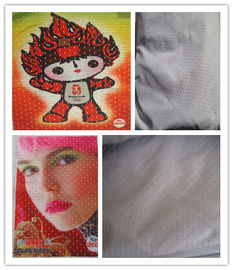 Polyester Hole Warp Knitted Custom Printed Fabric For Sports Wear