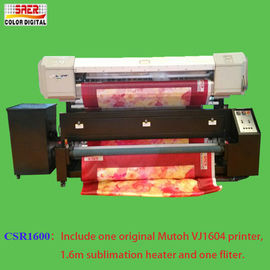 Digital Mutoh Dye Sublimation Textile Outdoor Poster Printers  With Dual CMYK