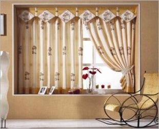 Tela branca da impressão de Digitas do cetim do poliéster para a factura da cortina