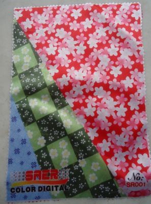 Tela revestida da impressão de Digitas do poliéster de 100% para a factura da toalha de mesa