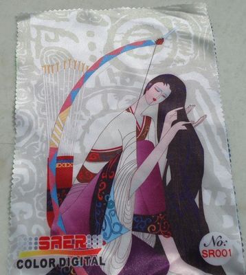 Tela revestida da impressão de Digitas do poliéster de 100% para a factura da toalha de mesa