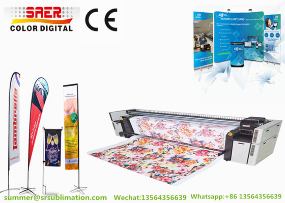 Máquina de impressão alta de matéria têxtil do Inkjet de DPI com cabeças de 4 partes