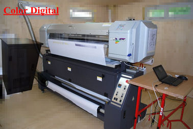 Rolo da impressora a jato de tinta da impressora da sublimação de Mutoh de matéria têxtil do poliéster para rolar a cor dupla de CMYK